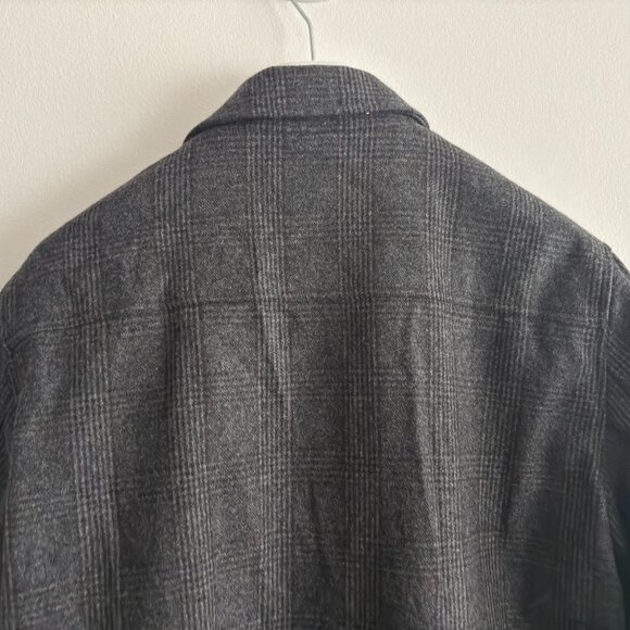 $1050 Private White V.C. x Mr.Porter Check Wool A-2 Bomber -Jacket -- 6/Large-XL - Picture 14 of 16